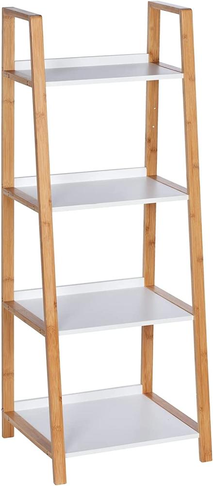 WENKO Regal Finja mit 4 Etagen, Bambus Bild 1