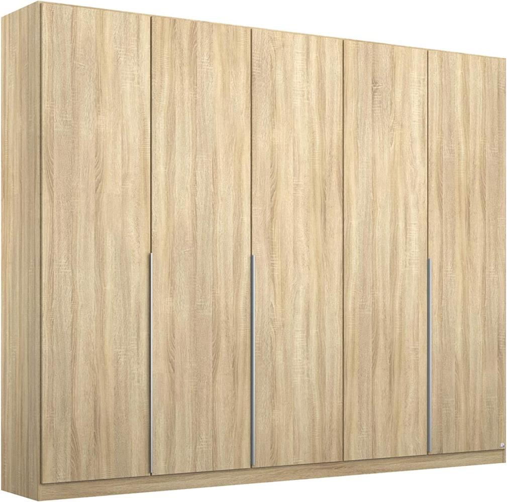 Rauch Möbel Alabama Schrank Kleiderschrank Drehtürenschrank Eiche Sonoma 5-türig inklusive Zubehörpaket Classic 3 Kleiderstangen, 6 Einlegeböden BxHxT 226x210x54 cm Bild 1