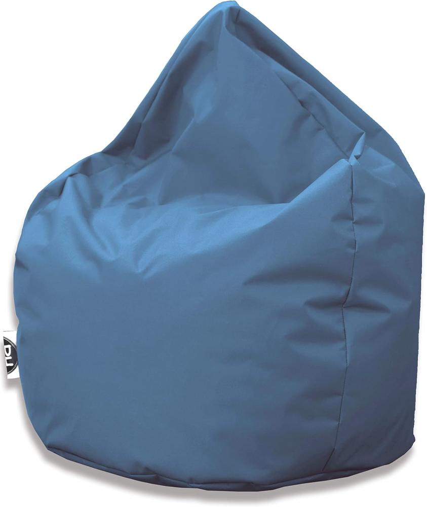 Patchhome Sitzsack Tropfenform - Blaugrau für In & Outdoor XXL 420 Liter - mit Styropor Füllung in 25 versch. Farben und 3 Größen Bild 1