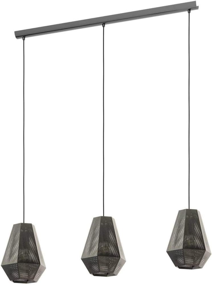 Eglo 43224 Pendelleuchte CHIAVICA nickel-nero E27 3X28W L:96,5cm B:17,5cm H:110cm dimmbar Bild 1