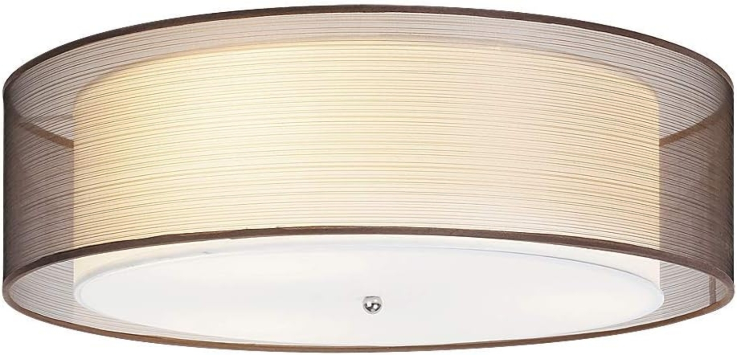 Rabalux Anastasia Deckenleuchte 3x E14 chrom, braun Bild 1