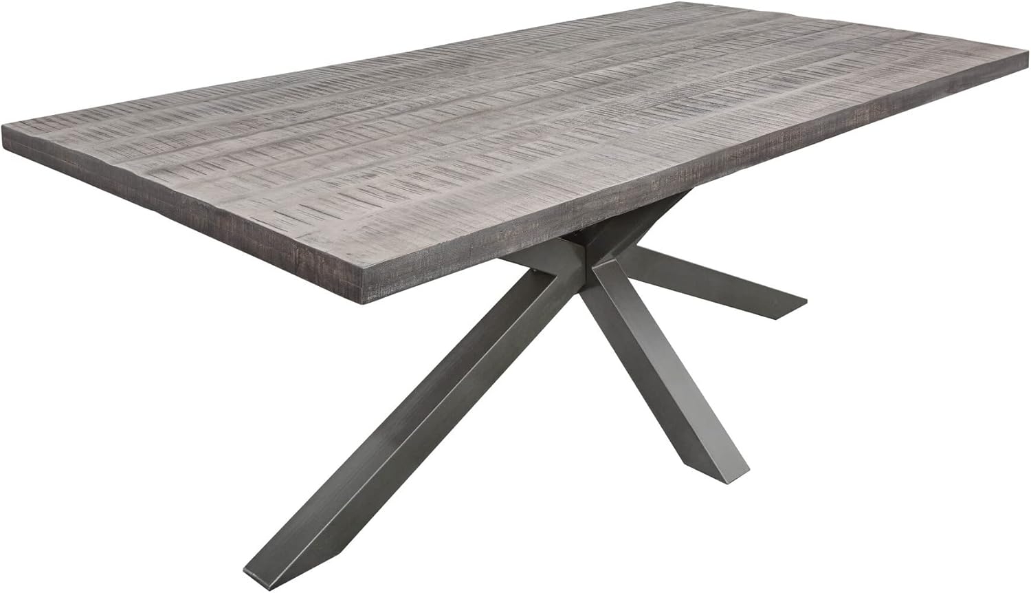 riess-ambiente Esstisch GALAXIE 200cm grau (Einzelartikel, 1-St), Massivholz · Metall · Küche · Industrial Bild 1