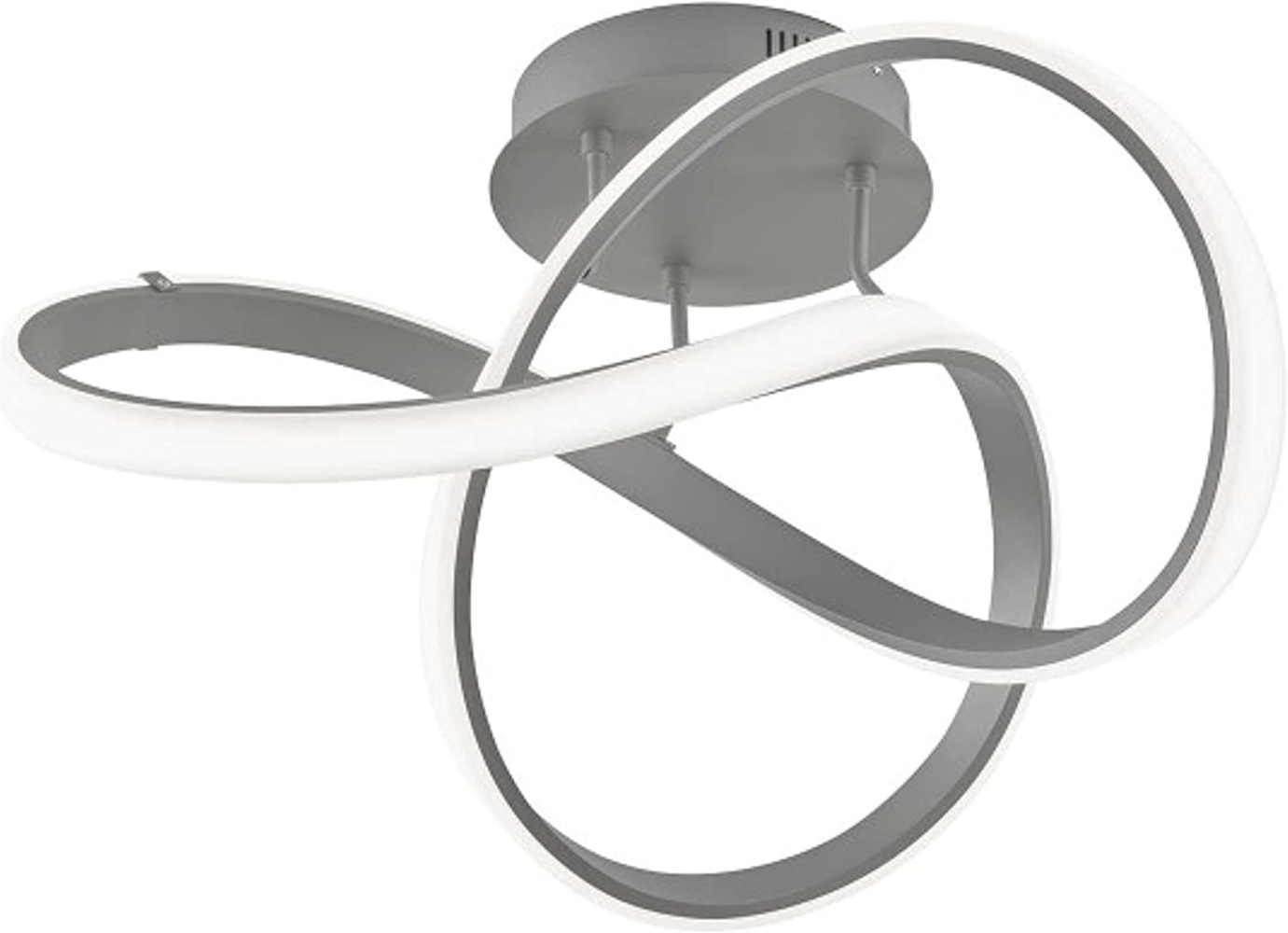 LED Deckenleuchte, anthrazit, dimmbar, L 59 cm Bild 1