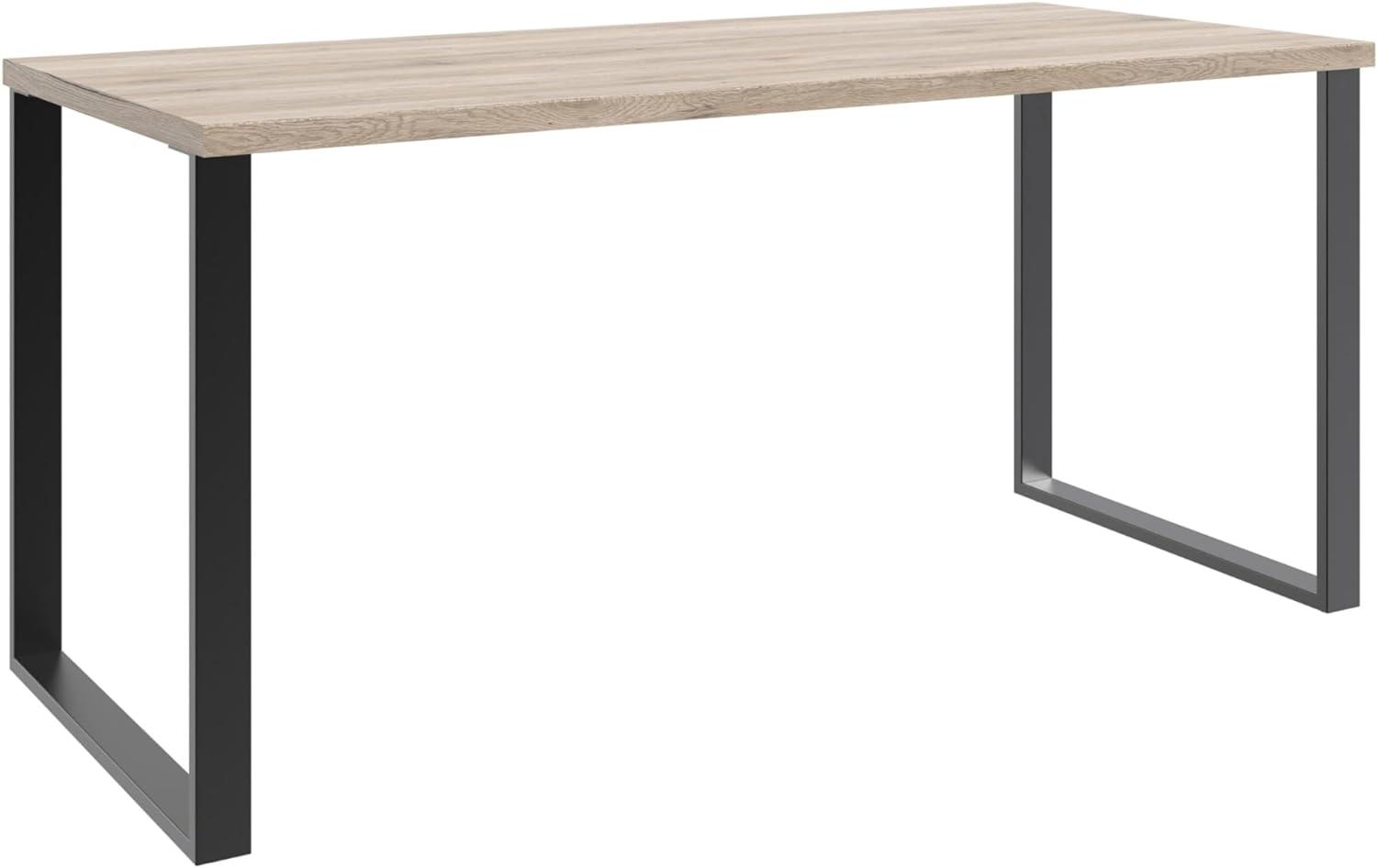 Schreibtisch >HOME DESK< in San Remo Eiche Nachbildung - 159x75x70cm (BxHxT) Bild 1