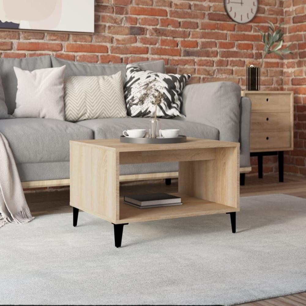Couchtisch Sonoma-Eiche 60 x 50 x 40 cm Holzwerkstoff Bild 1
