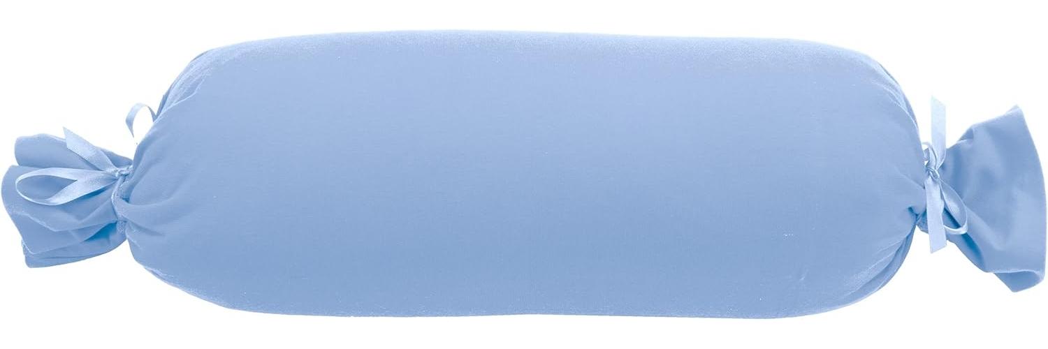 Traumschloss Exclusiv Edel-Jersey Kissenbezug mittelblau 15x40 Bild 1