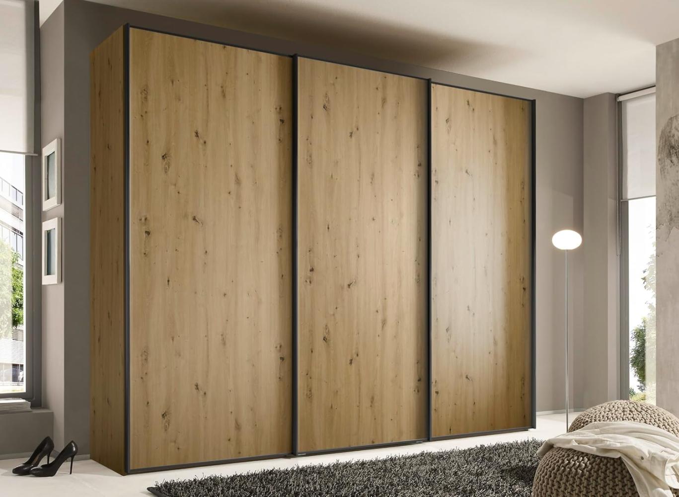 Staud Schwebetürenschrank, Holzwerkstoff, Artisan Eiche, Classic, 222cm / 249cm / 68 cm (H/B/T) Bild 1