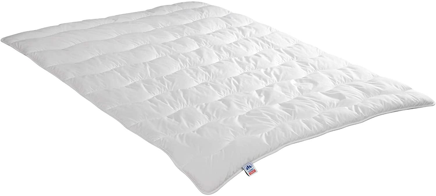 Irisette warme Winterdecke Steppbett Jette, 95 Grad waschbar, inkl. Aufbewahrungstasche, 155x200 cm, weiß Bild 1