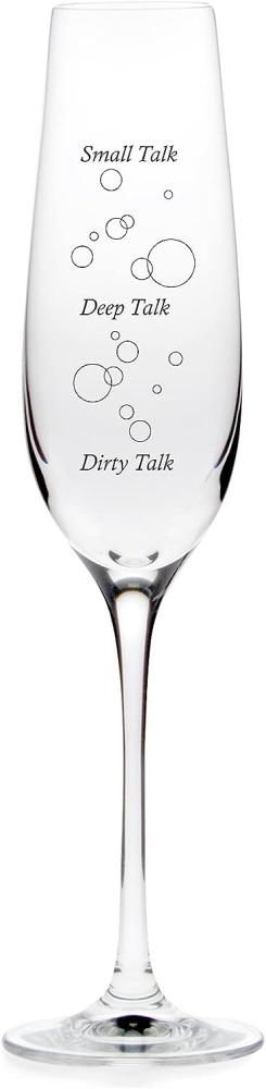 Donkey Products Sektglas Glass of Talk, Mood-Glas in Geschenkbox, Glas, 200 ml, 210815 Bild 1