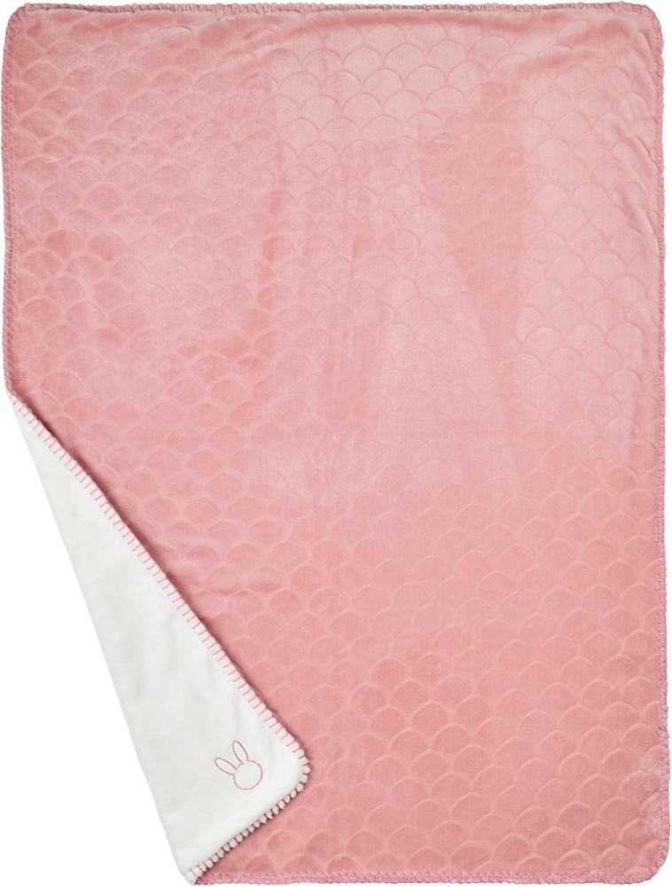 Nattou Schmusedecke Hase, Supersoft, 75x100 cm, Polyester, Lapidou, Pink Bild 1