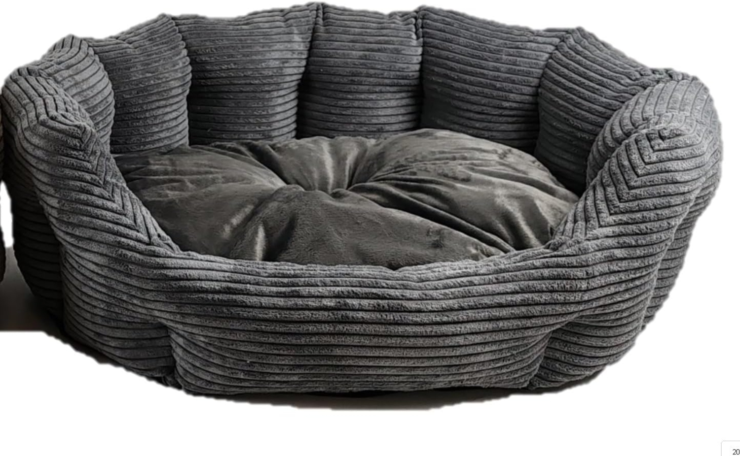 Lebon Hundebett Molli 75x65 cm anthrazit Bild 1