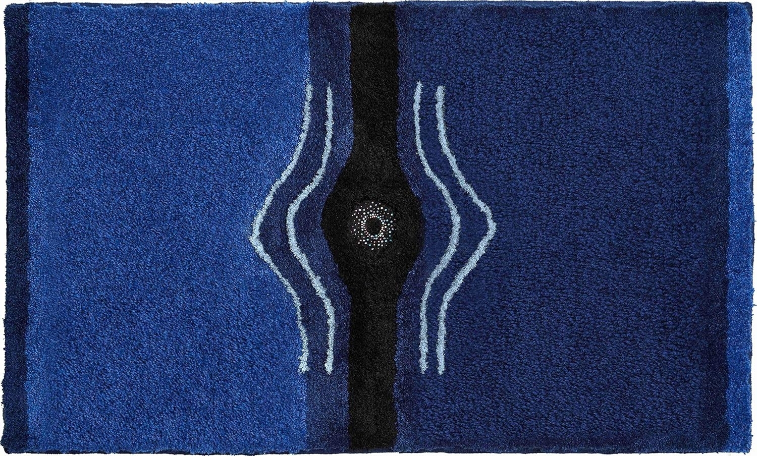 Grund Badteppich, 100% Polyacryl, ultraweich, Marineblau, 60x100 cm Bild 1