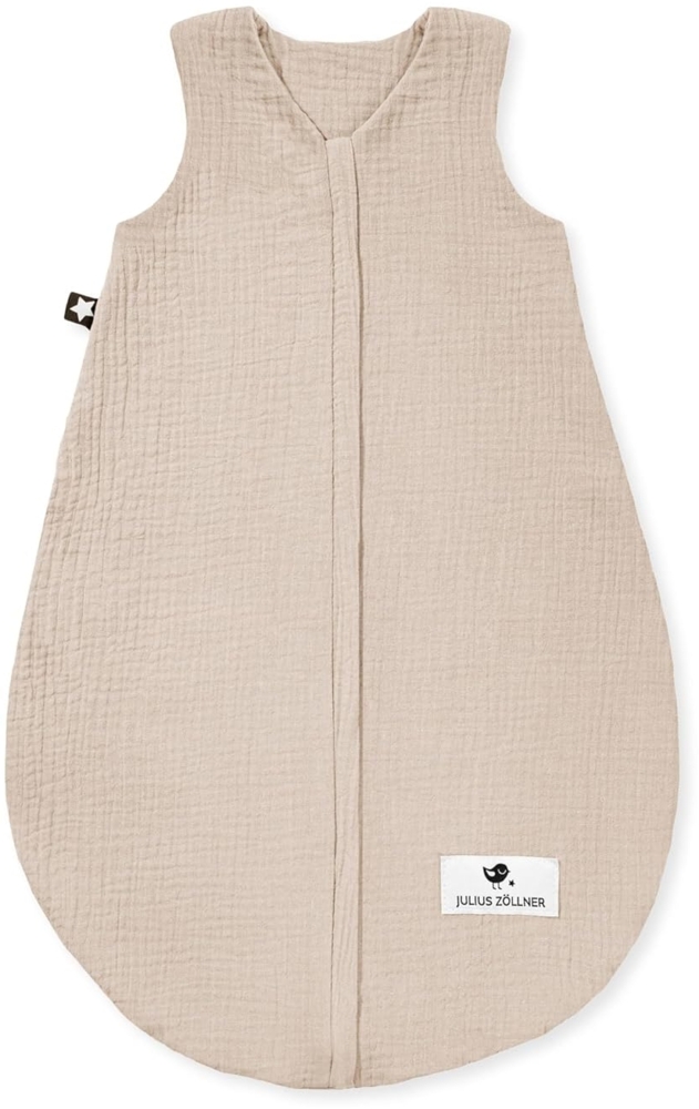 Julius Zöllner Baby Sommerschlafsack Musselin sand 90 cm Bild 1