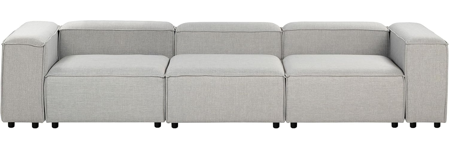 3-Sitzer Sofa Stoff hellgrau ARDAL Bild 1