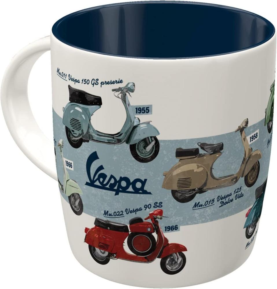 Nostalgic-Art Tasse Kaffeetasse - Vespa - Vespa Model Chart Bild 1