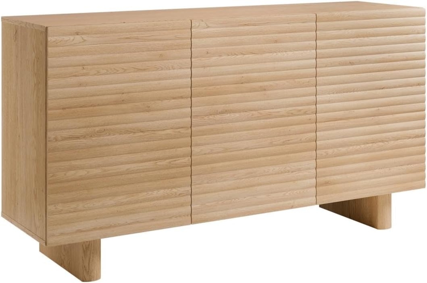 Vente-unique - Sideboard mit 3 Türen - MDF - Holzfarben - LUDIMA Bild 1