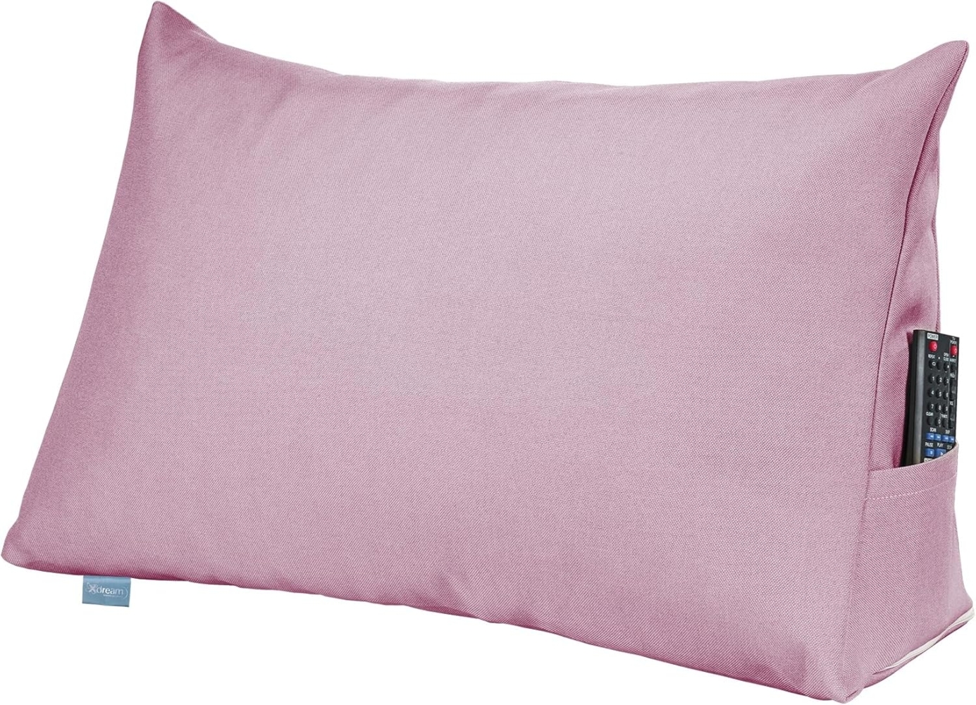 XDREAM Rückenkissen ergonomisches Keilkissen für Bett und Sofa, 1-tlg, als Kopfkissen oder Venenkissen verwendbar, mit praktischem Seitenfach Bild 1
