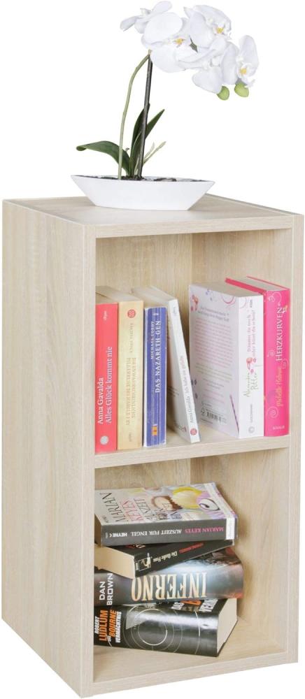 Wohnling Standregal, Bücherregal, Sonoma Holz 30x60x30 cm Bild 1