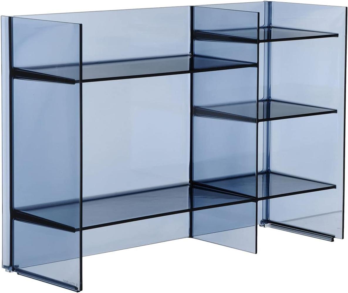 Kartell Sound-Rack, Bambus, blau, 26 x 53 x 75 cm Bild 1