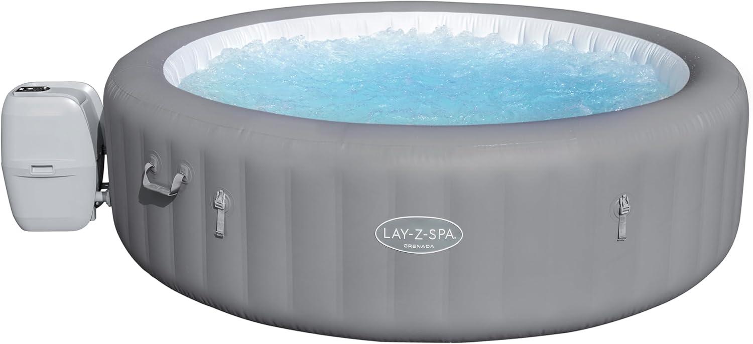 LAY-Z-SPA XXL WLAN-Whirlpool Grenada AirJet Ø 236 x71 cm, rund Bild 1