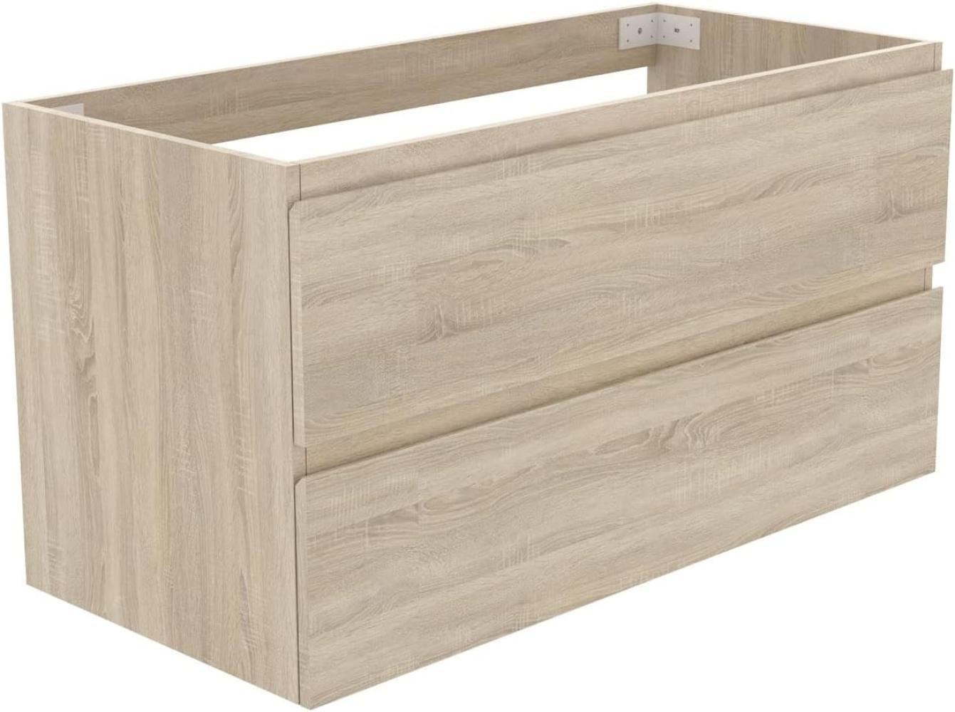 Aica Sanitär Waschbeckenunterschrank 50 cm Unterschrank Waschtischunterschrank Eiche Bild 1