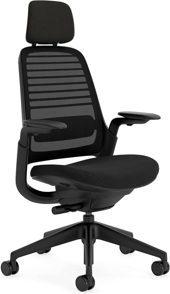 Steelcase Series 1 with headrest Bürostuhl, Plastic, Onyx Schwarz, 66 x 64 x 112 Bild 1