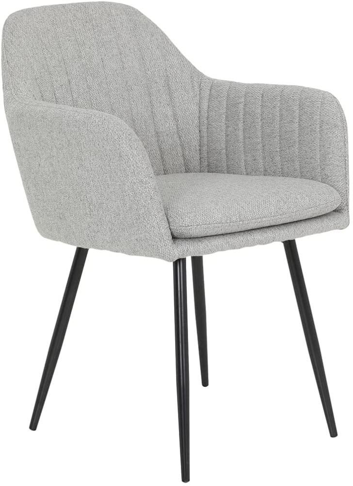 Stuhl MILA II S, Webstoff grau Bild 1