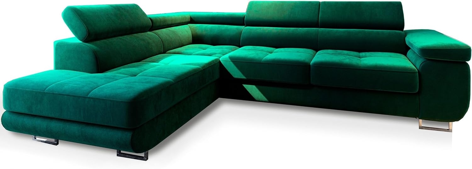 Masseno Ecksofa SELVA mit Schlaffunktion L-Form, Sofa mit Bettkasten Bild 1