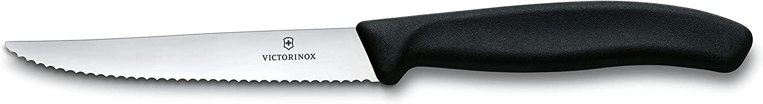 VICTORINOX Steakmesser Swiss Classic spitze Spitze schwarz 109758 Bild 1