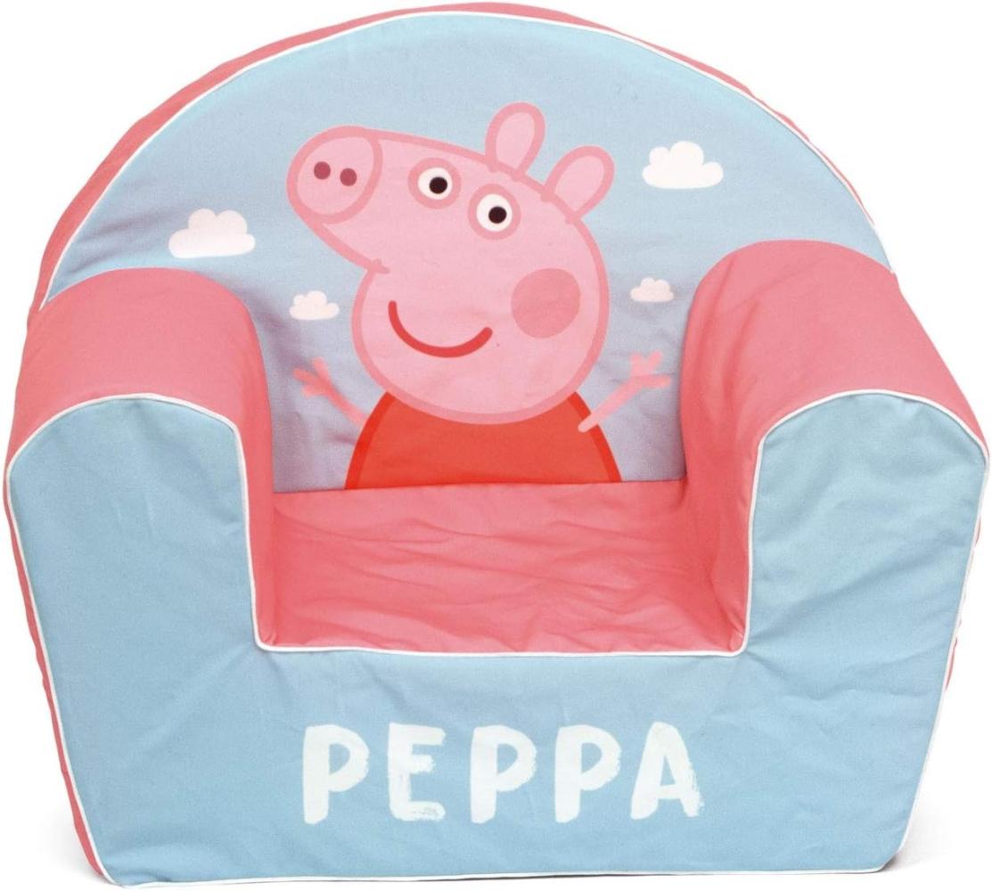 Sessel Peppa Pig junior 42 x 52 cm Schaumstoff blau/rosa Bild 1