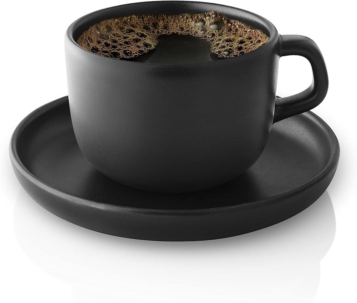 EvaSolo Nordic Kitchen Tasse mit Untertasse schwarz Bild 1