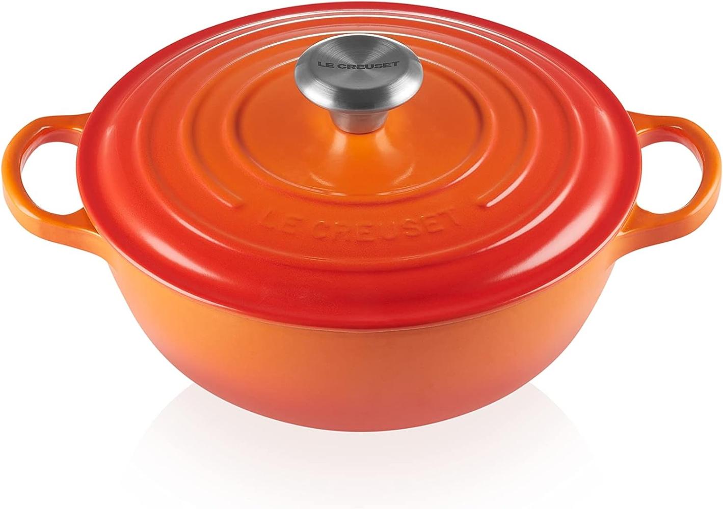 Le Creuset La Marmite Signature 24 cm Ofenrot - Orange - 20 bis 24 cm Bild 1