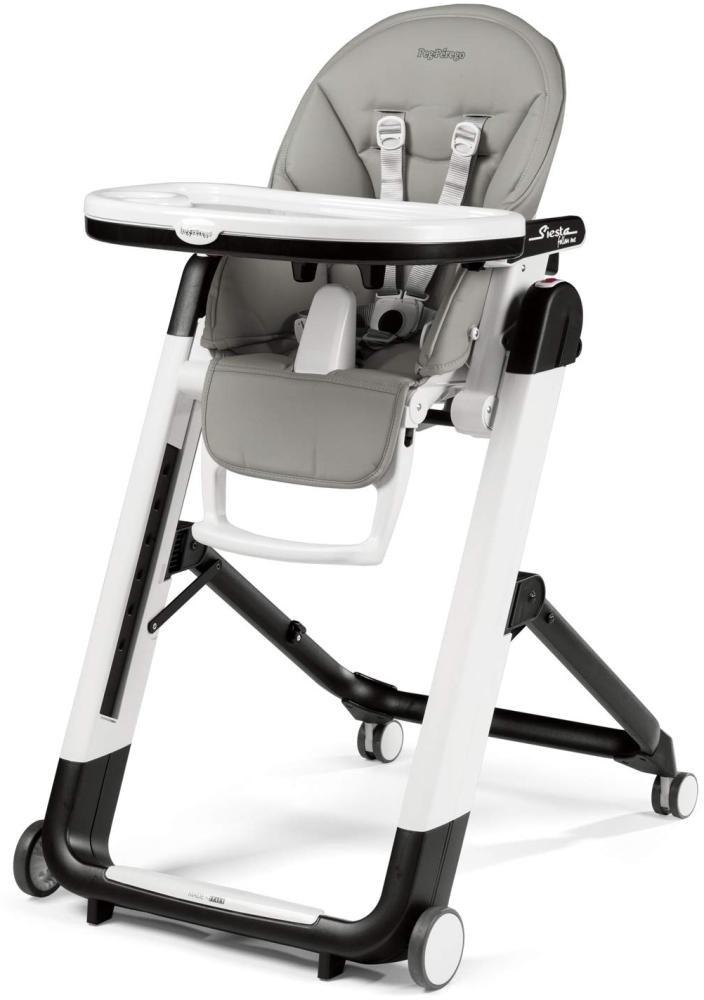 Peg Perego 'Siesta Follow Me' Hochstuhl Ice (Lederimitat) Bild 1