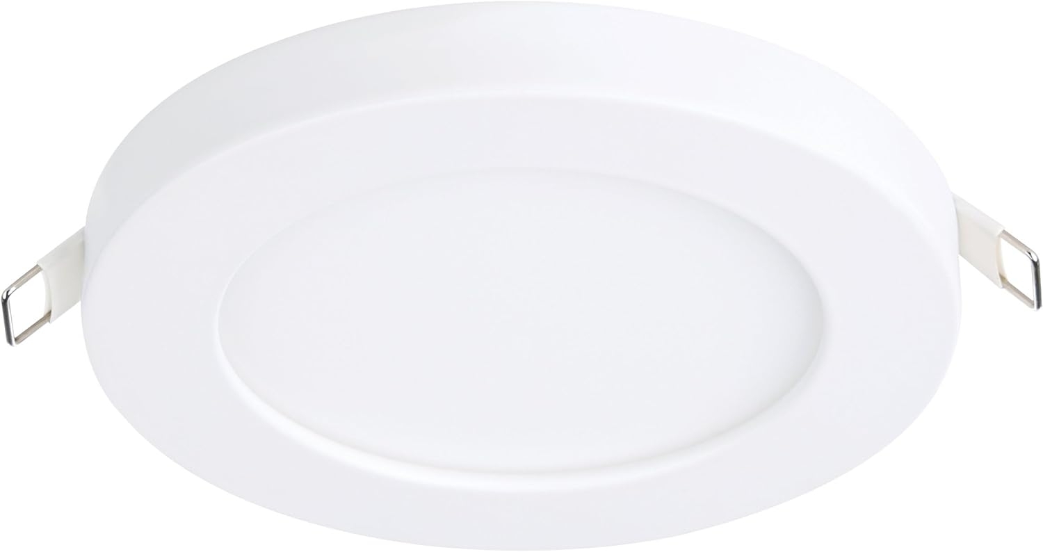 Eglo 900932 Einbauleuchte FUEVA FLEX Alu weiss LED 5,5W 3000K H:0. 2cm Ø11. 7cm Bild 1