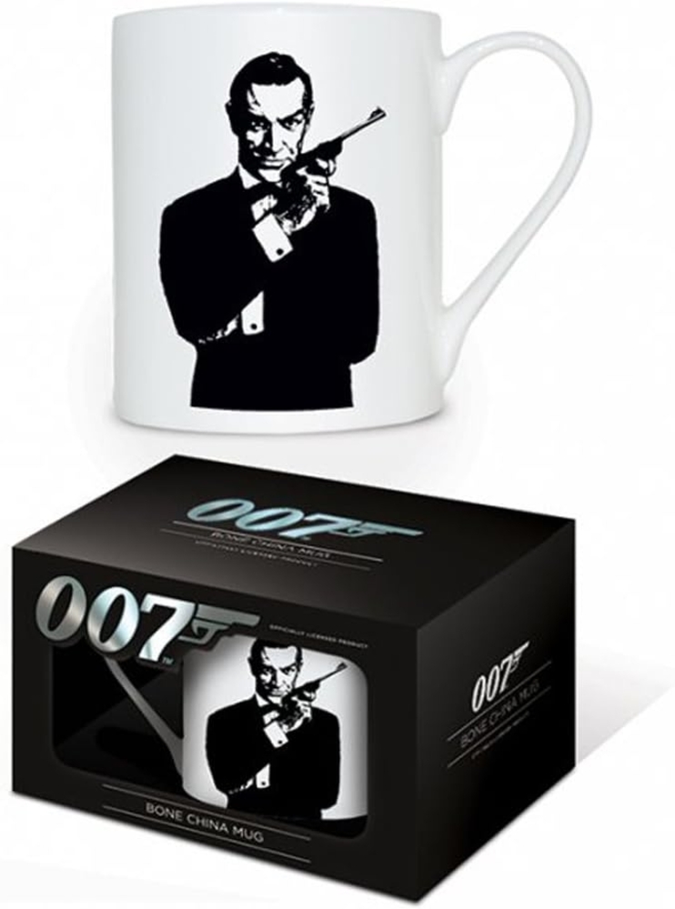 empireposter James Bond 007 The name is Größe (cm), ca. Ø8,8 H9,2 Beschreibung: James Bond 007 Tasse aus echtem Porzellan, weiß, bedruckt, offiziell lizenziert, spülmaschinen und mikrowellenfest Bild 1