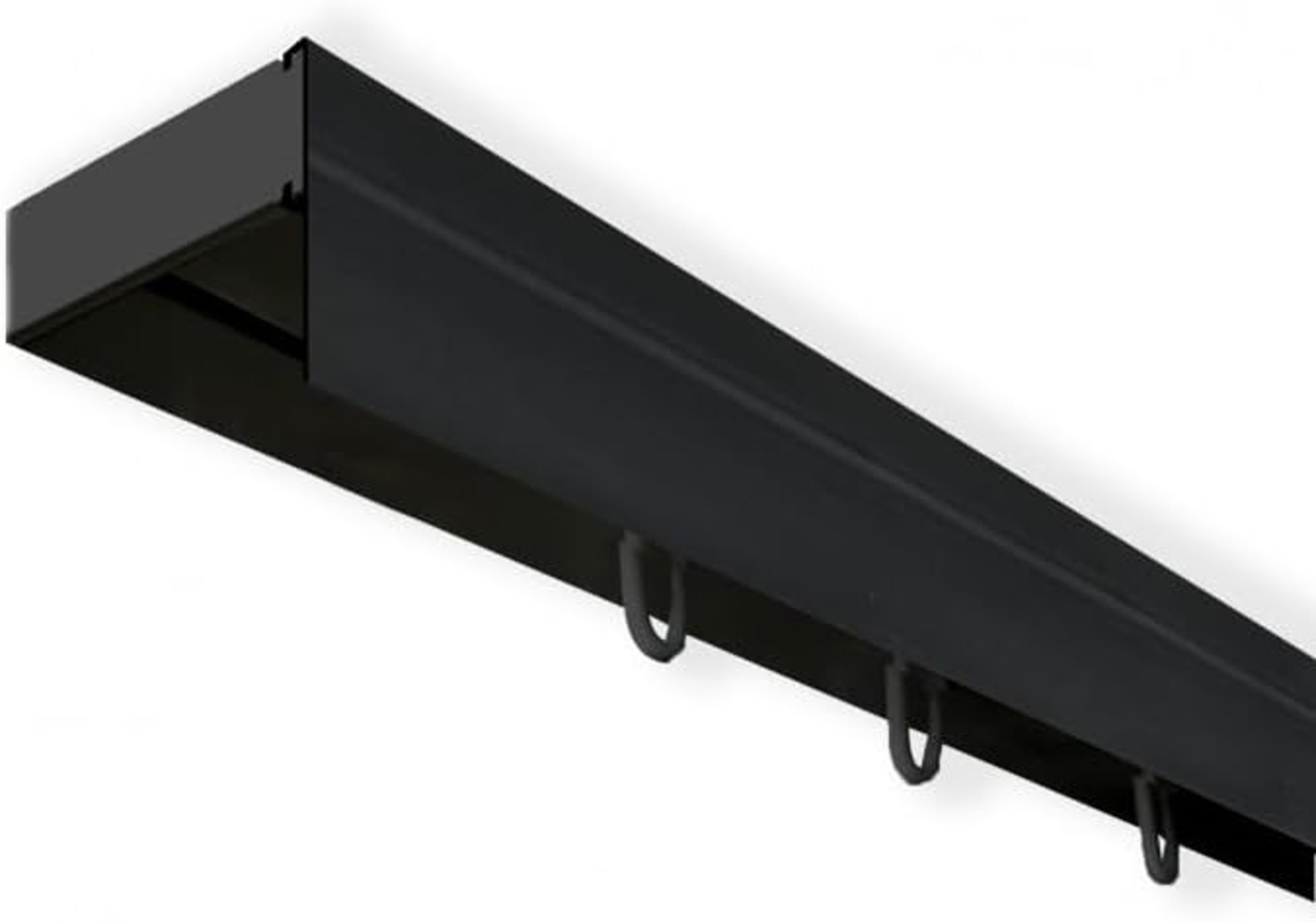 SN DECO GROUP Gardinenschiene Vorhangschiene SH (1) mit Blende 5 cm, 1-läufig, Fixmaß, mit Bohren, verschraubt, Kunststoff Bild 1