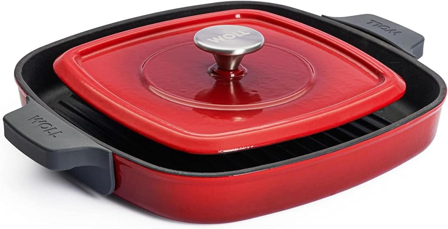 WOLL Grillpfanne Iron, Chili Red, 28 x 28 cm Bild 1