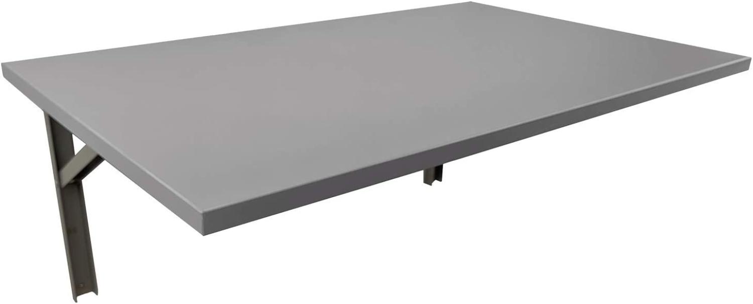 mikon 90x50 Wandtisch Wandklapptisch Küchentisch Schreibtisch Esstisch Klapptisch Esstisch Wandtisch Küchentisch Schreibtisch Kinderschreibtisch Bartisch Computertisch | Light Graphite Bild 1