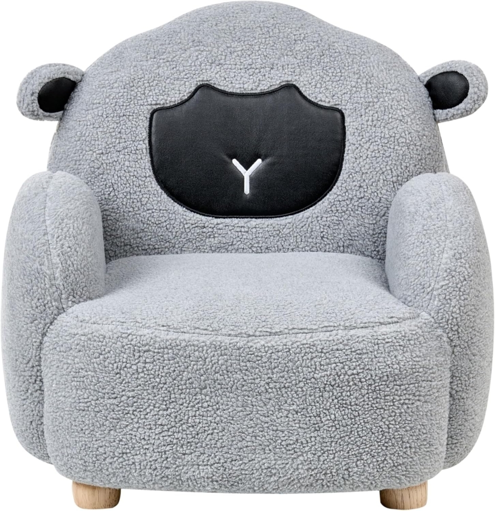 Kindersessel Schaf ULA Bouclé Grau Bild 1