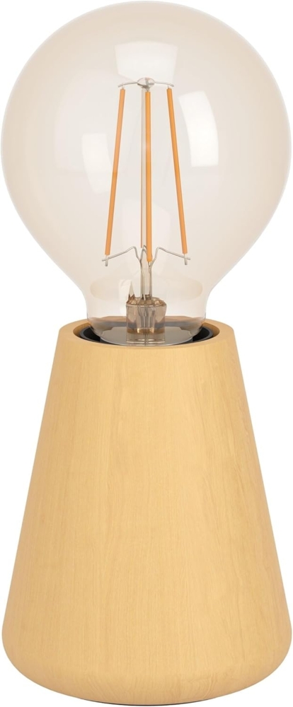 Eglo Tischleuchte Asby hellbraun 10 x 8,5 cm E27 Bild 1