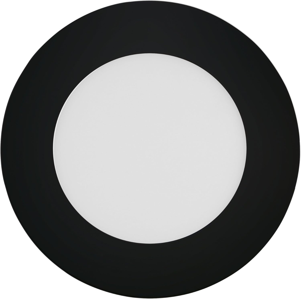 Eglo 900106 LED Einbauleuchte FUEVA-Z schwarz H:2. 6 Ø:12cm rund IP20/44 dimmbar 2700-6500K mit Connect-Z Funktion Bild 1