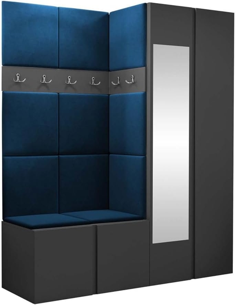 Garderoben-Set Monati XII, Graphit, Farbe: Manila 26 Bild 1