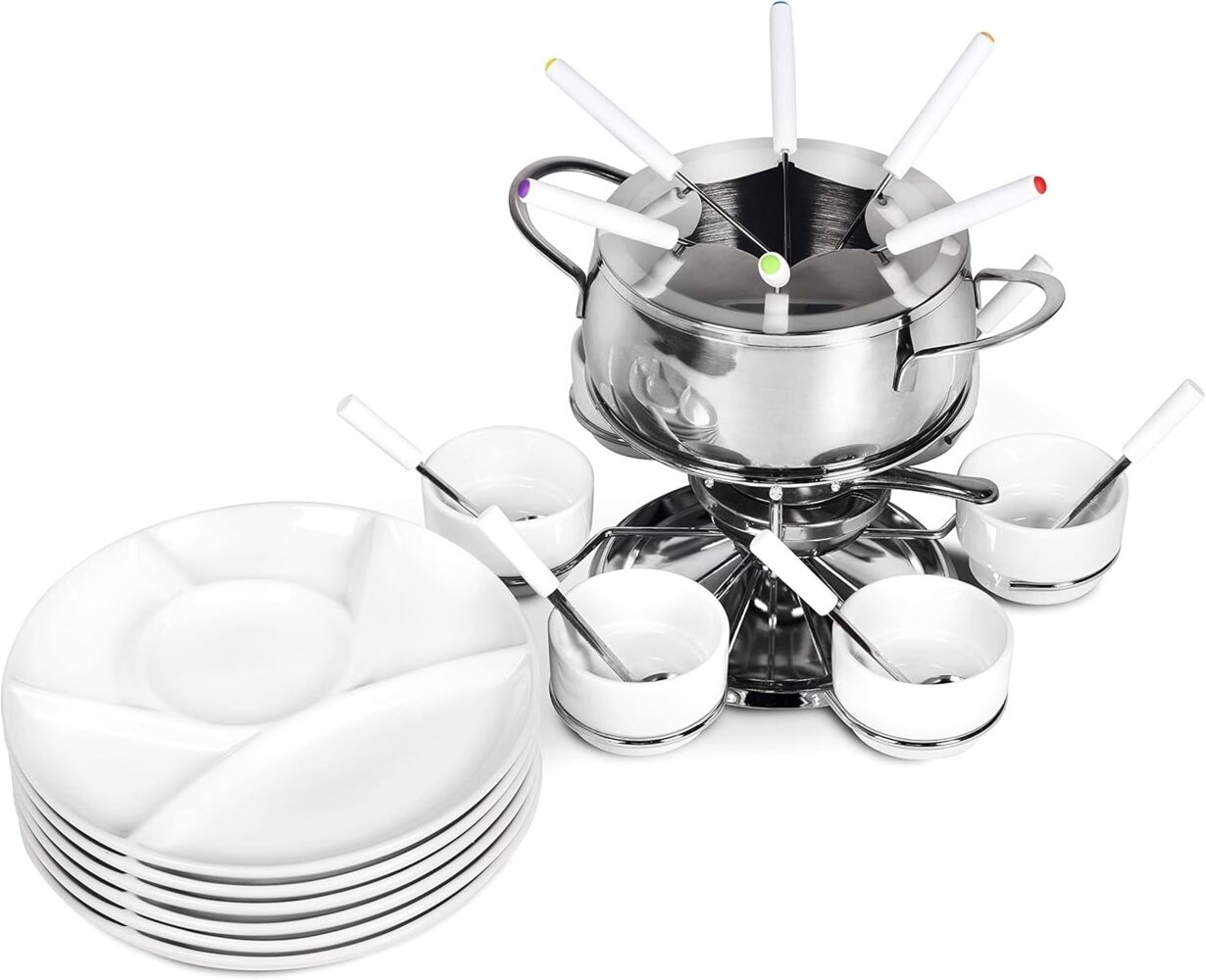 Ribelli Fonduetopf Fondue-Set 28-teilig Bild 1