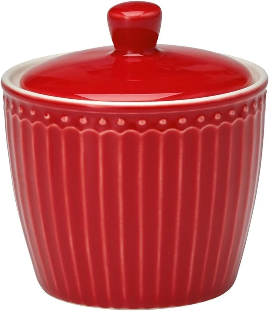 Greengate Zuckerdose Alice Zuckerdose red 10 cm, Stoneware Bild 1