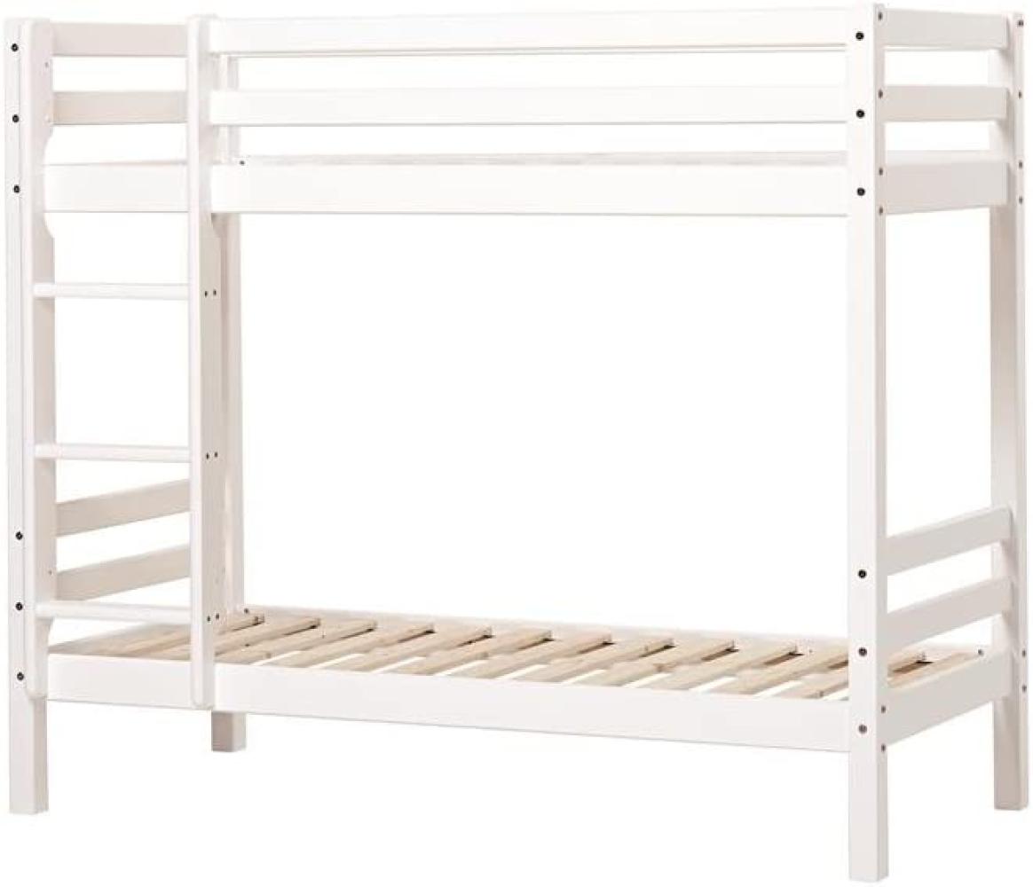 Hoppekids 'Basic' Etagenbett 90x200 cm, inkl. Rollrost, mit gerade Leiter, nachhaltig Bild 1