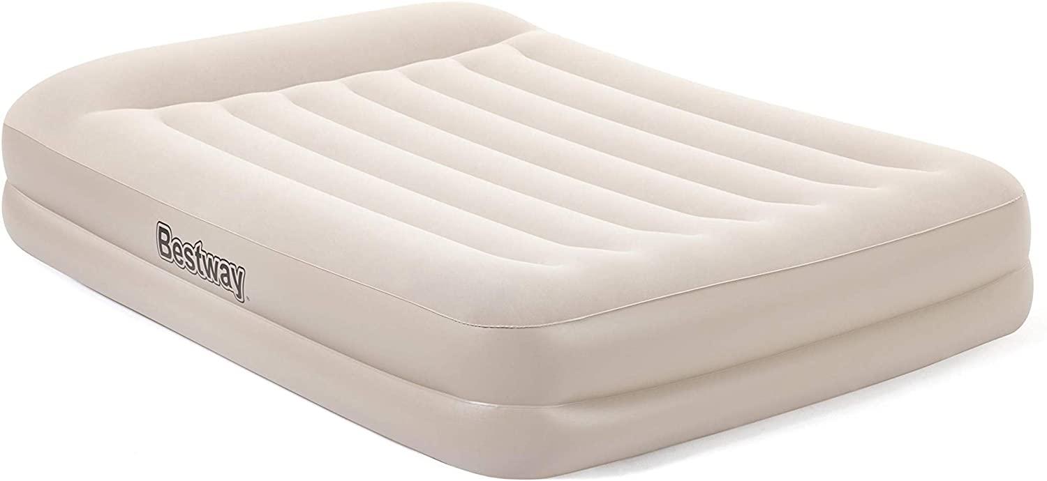 TriTech™ Doppelluftbett mit integrierter Elektropumpe, Beige, 203 x 152 x 61 cm Bild 1