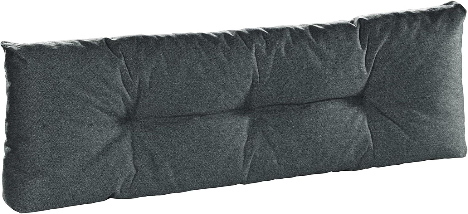 Traumnacht Outdoor Palettenauflage mit Schaumstoffstäbchen gefüllt, Palettenkissen, Palettenpolster Palettenmöbel Palettensofa Rücken, anthrazit Bild 1