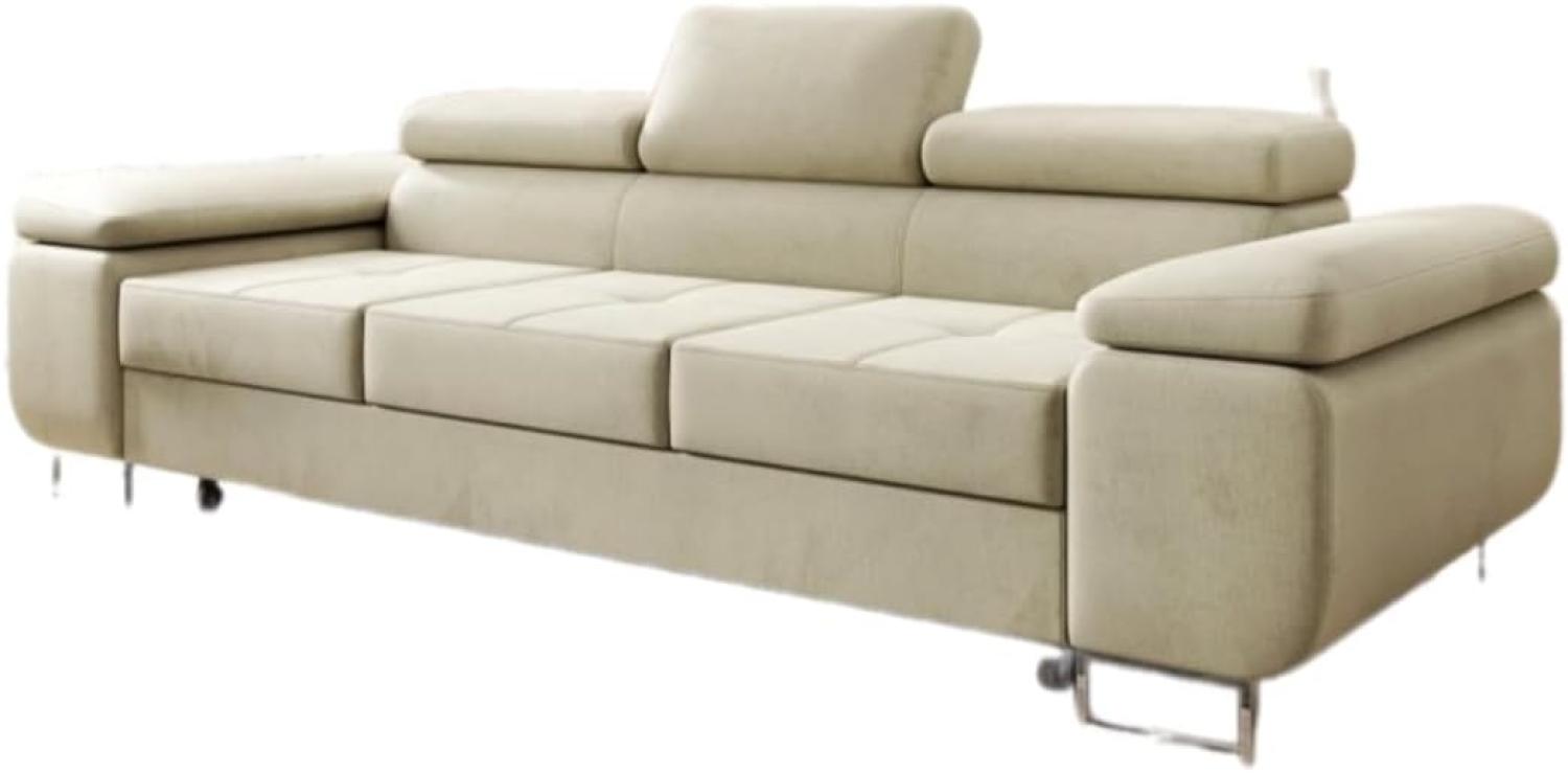 Luxusbetten24 Schlafsofa Designer Sofa Siera, mit Schlaffunktion Bild 1