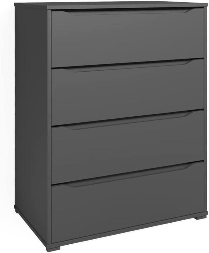 Vicco Kommode Highboard Mehrzweckschrank Ruben Anthrazit Schublade 80 cm Ablage Bild 1