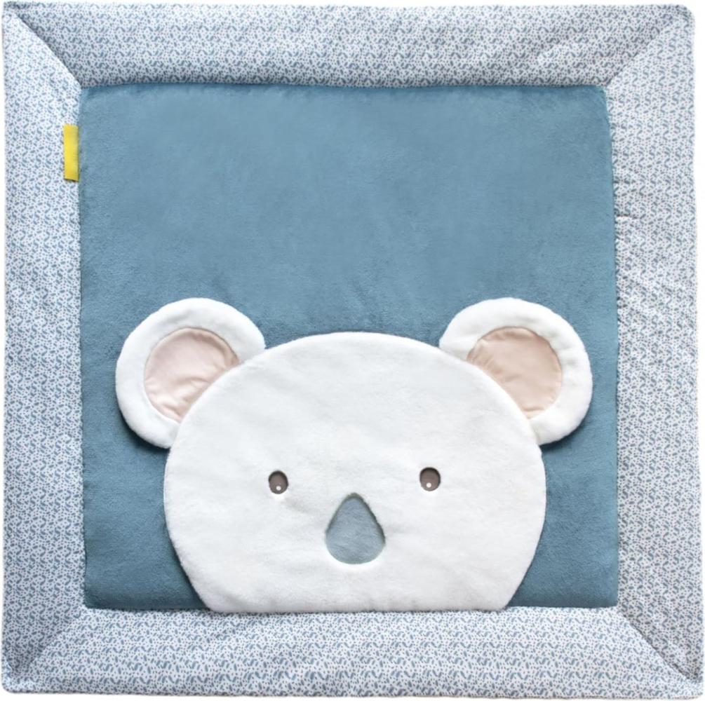 Doudou et Compagnie - Babydecke Koala - Tapidou - Blau - 100x100 cm - Yoca Le Koala - DC3684 Bild 1